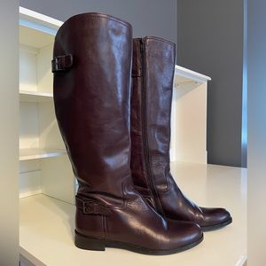 Garnet Hill Brown Riding Boots